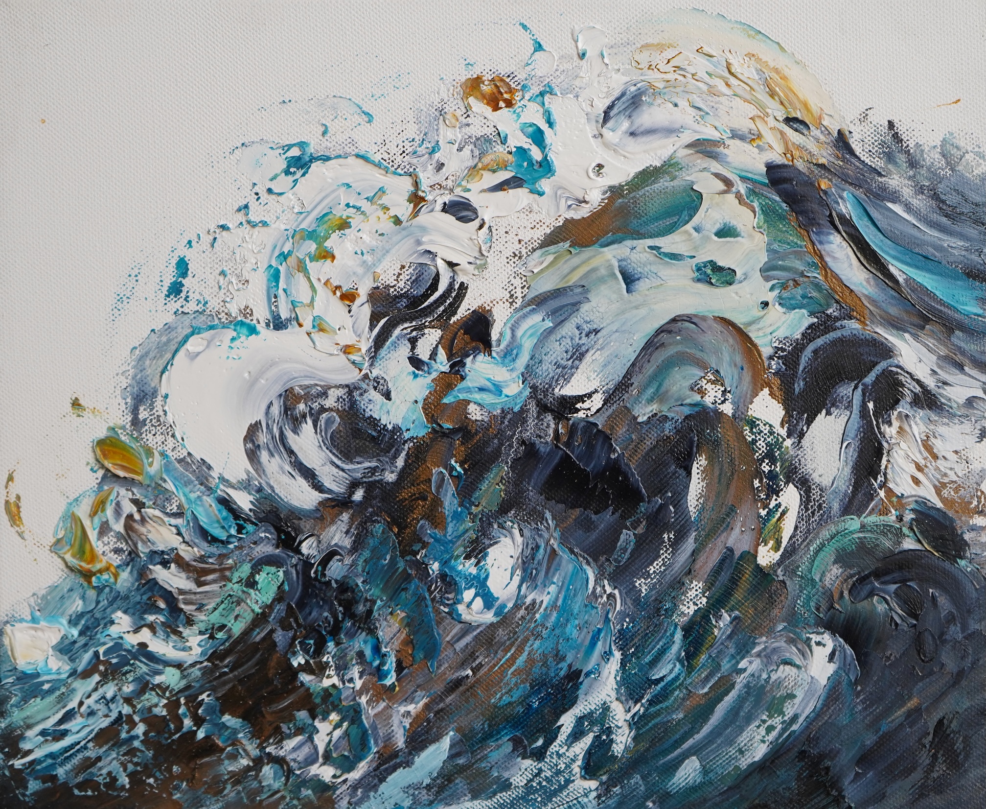 Maggi Hambling CBE, b. 1945, 'July Wave II'